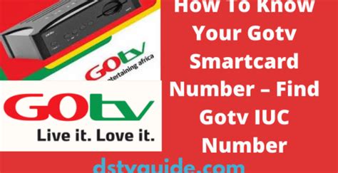 smart card number for gotv|iuc number for GOTV remote.